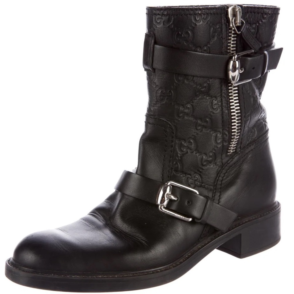 Gucci GG Leather Boots
